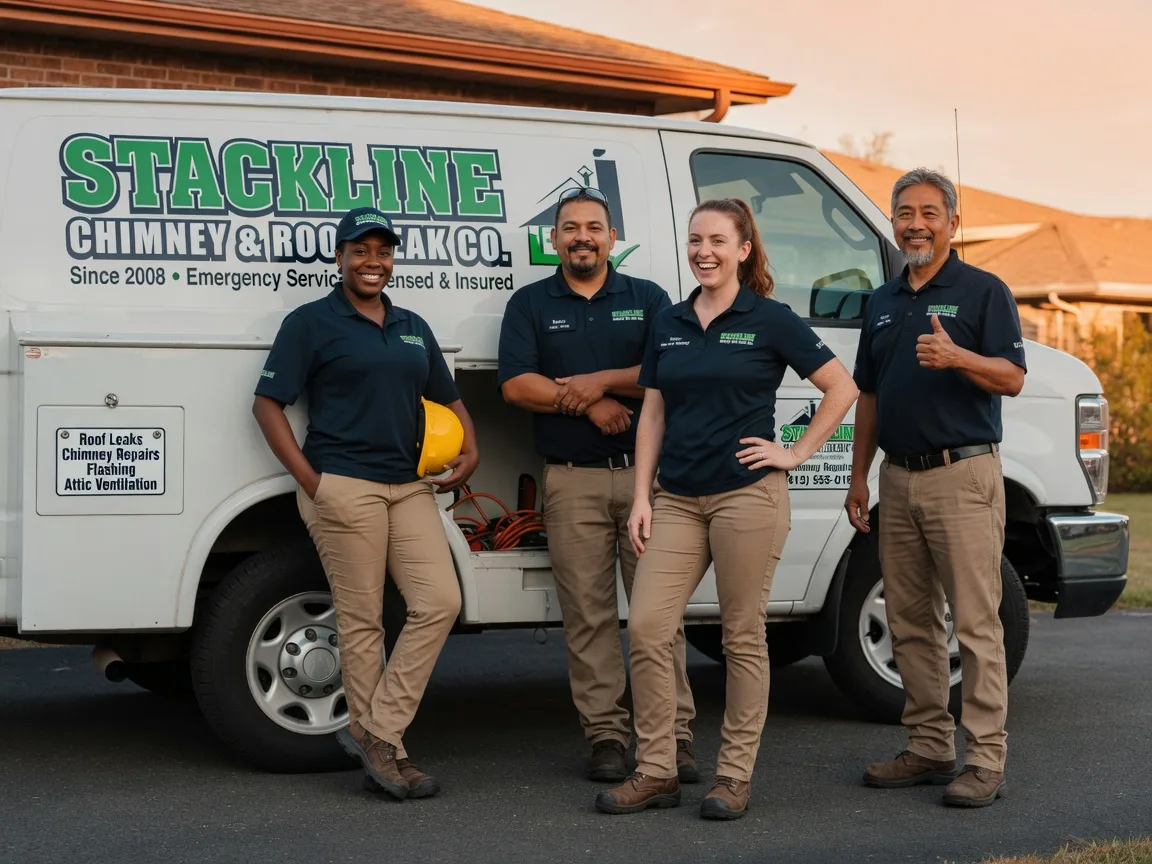 Chimney flashing repair company in Des Arc, MO